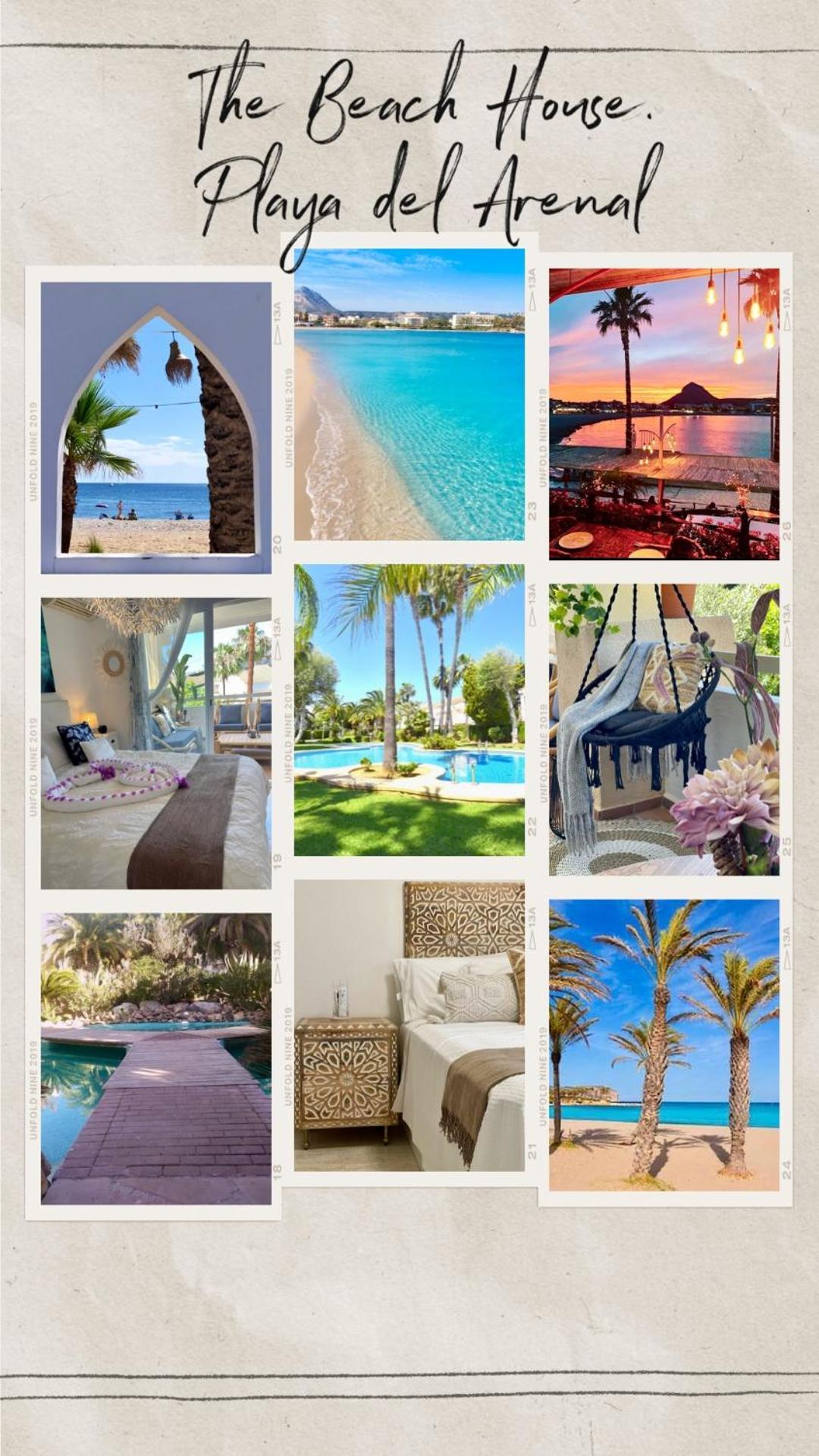 The Beach House Playa Del Arenal Javea - Pool And Garden Steps From The Beach Platja de Larenal Ngoại thất bức ảnh
